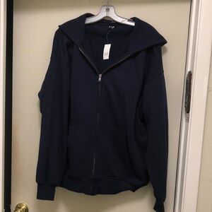 GAP Dark Blue Full-Zip Hoodie